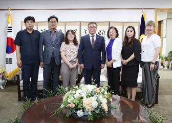 당진시 학교운영위원회 접견