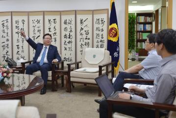 충청투데이 인터뷰