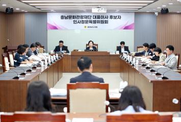 제2차 문화관광재단 대표이사 후보자 인사청문특위