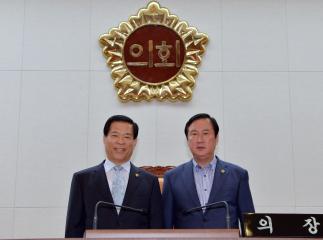 박래학 서울시의회 의장 충남도의회 방문