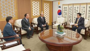 대한적십자사 유창기 충남지회장 접견