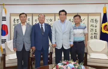 무공수훈자회 충남지부장 접견