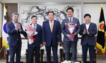 4.10 보궐선거 당선 도의원 등원 및 간담회