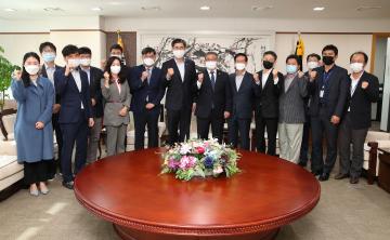 경북도의회 도기욱 부의장 접견