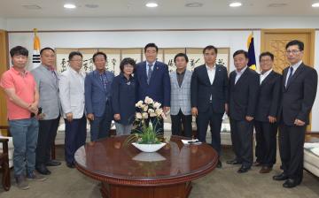 예산군개발위원회 읍면회장단 접견