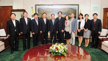 중국 장쑤성 의장단 방문