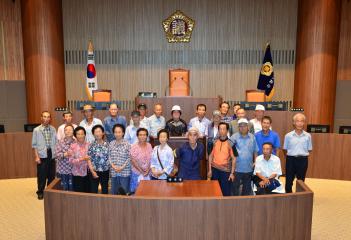 부여군 충화면주민일행 청사방문