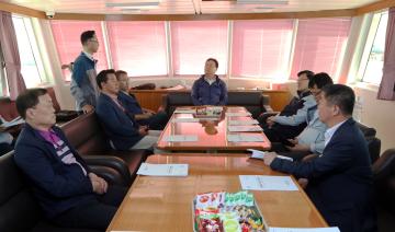 충청남도의회 의장단 서해의 독도 격렬비열도 현장방문