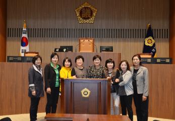 청양군 주민일행 청사방문(김정숙의원)