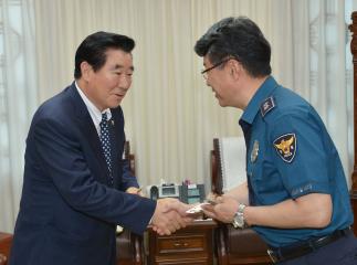 신임 의장단 충남지방경찰청 방문