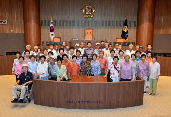 서산 양천1리(문화마을노인회)주민 청사방문