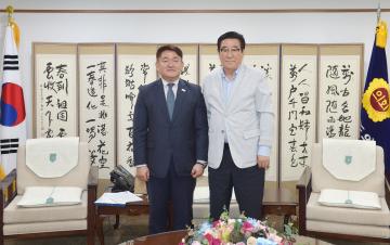 백영준 평창동계올림픽조직위 안전관 접견