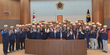 무공수훈자회 계룡시지회 의회 방문