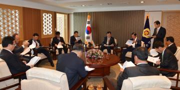 제265회 임시회 의장단 및 상임위원장단 간담회