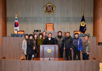 논산시 농업경영인회장단 청사방문(박문화의원)