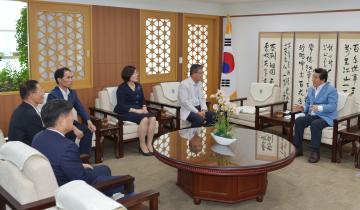 국민건강보험공단 강희건 대전지역본부장 접견