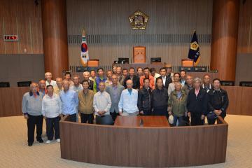 예산군 신례원2구 주민일행 청사방문(김용필의원)