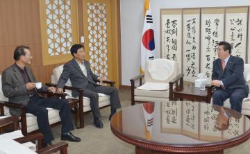 홍석태 유니비젼(주) 대표 접견