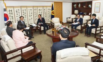 이병학 충남인성교육원장 접견