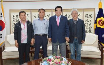 장광희씨 일행 접견