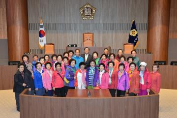 보령 대천농협원로대학제6기생 의회청사 견학