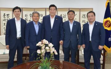 오상영 KEB하나은행 충청영업그룹 대표 접견