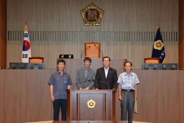 충남진폐협회 회원 의회방문