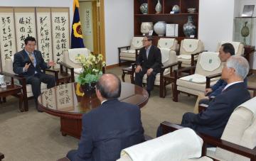 대한노인회 충남연합회 접견