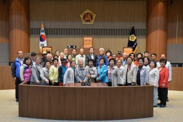보령시 청라면 장산1리주민 의회신청사 견학