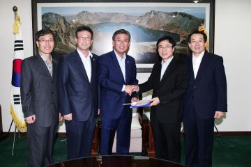 경북도의회 경주세계엑스포 홍보단 접견