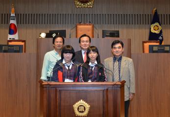 서천시 주민일행 의회청사방문(조이환의원)