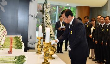 여객선 세월호 침몰사고 희생자 조문