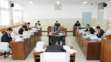 12.6일 건설소방위원회 도청이전본부 예산심의