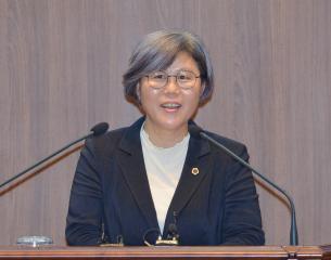 제306회 임시회 김명숙 의원 도정질의