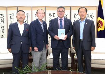 평화대사 당진시협의회 접견