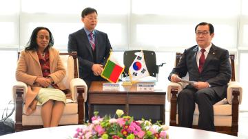 마다가스카르 보건부 협력국장 접견