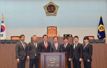 충남세종 JC 홍준동 회장 일행 접견