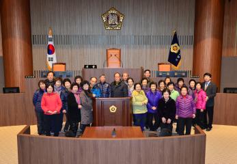 서산시 지곡면 화천리노인회 청사방문(맹정호의원)