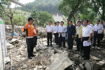 충남도의회, 폭우피해 주민 위로