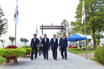 제70주년 광복절 기념 충의사 참배 및 독립기념관 경축행사