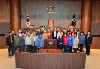 아산시 온양향교 유림 청사방문(장기승의원)