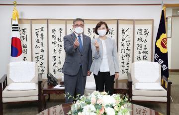 접견(서양규 충남선관위 사무처장)