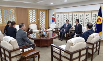 축산기업 도지회 김만식 회장 일행 접견
