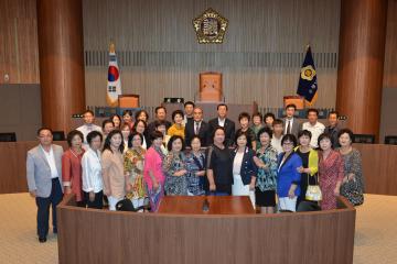 보령시 사회복지협의회 회원 청사방문