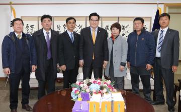 한국농업경영인공주시연합회 송재철 회장 일행 접견