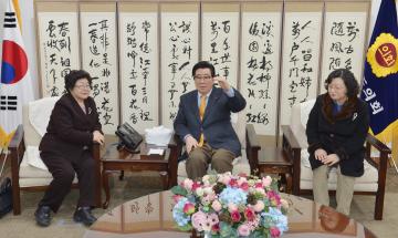 소비자교육중앙회 공주시지부 접견