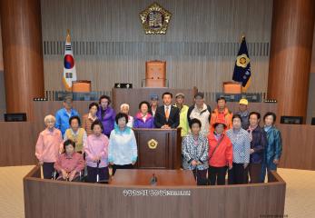 홍성군 광천읍 신랑1동 노인회원 청사방문 (이종화의원)