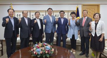 (사)남북통일운동국민연합 충청남도지회 접견